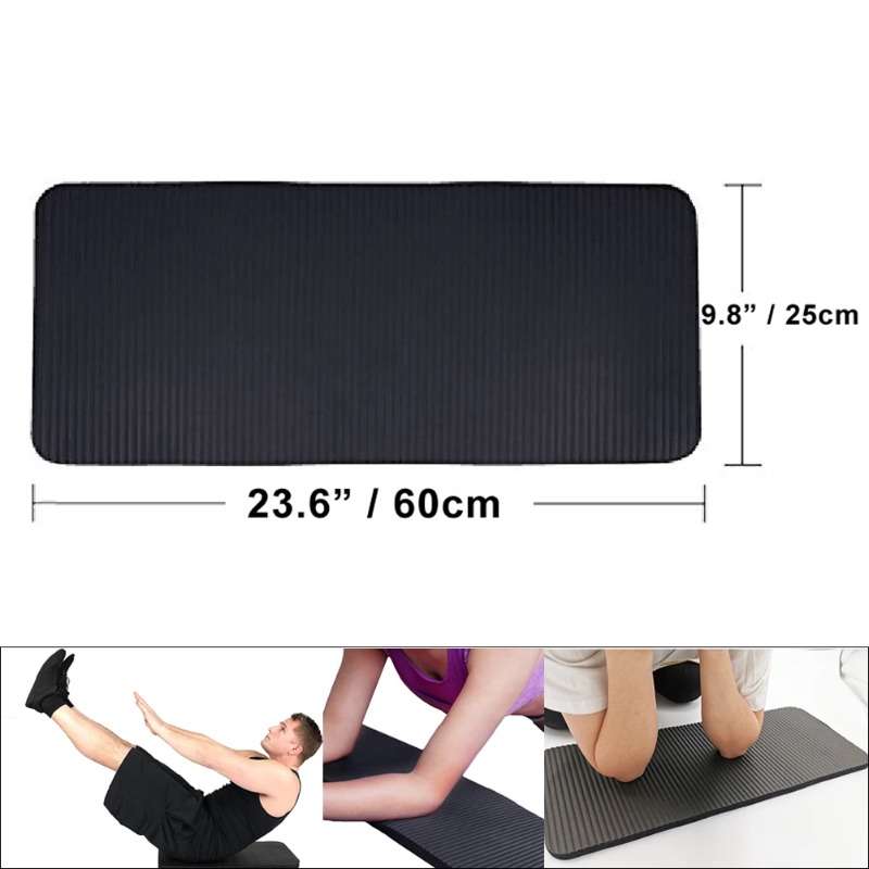 Crossfit Equipment - 1.5cm極厚ヨガ膝パッド滑り止めフォームヨガパッドフィットネスクロスフィットピラティス マットワークアウトスポーツプランククッションジム用品