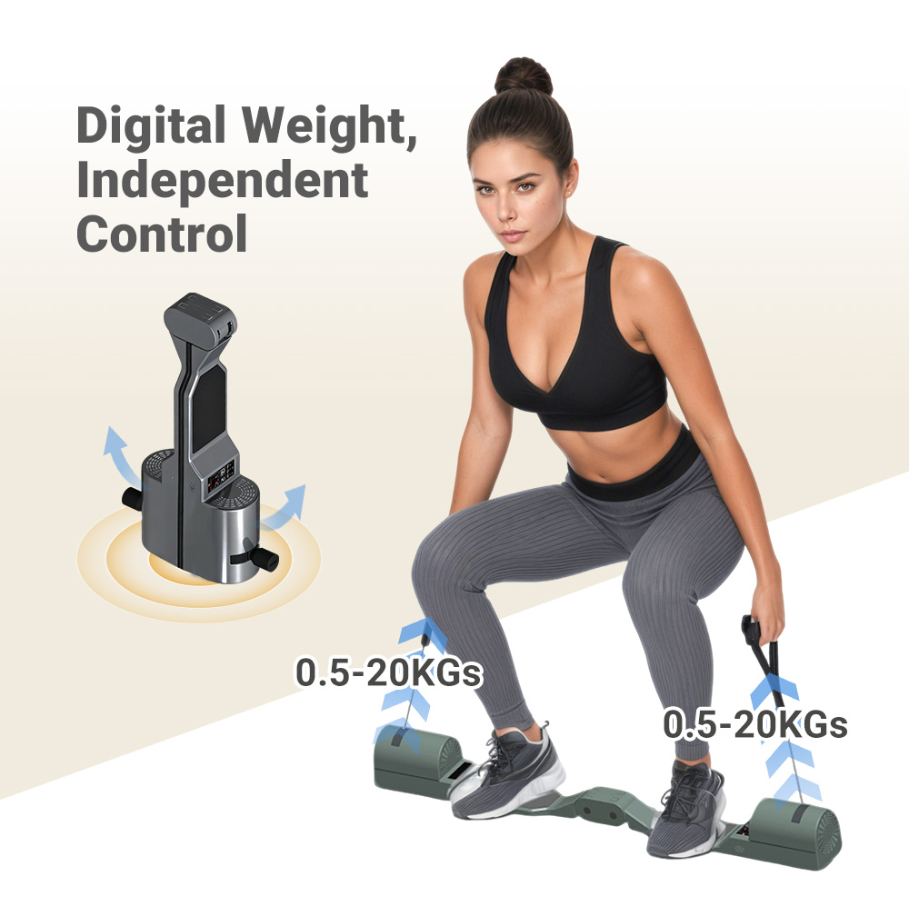 Crossfit Equipment - 多機能ホームジム機器 筋力トレーニング用 小型梱包 CE認証取得済み アプリライブコース付き クロスフィット対応