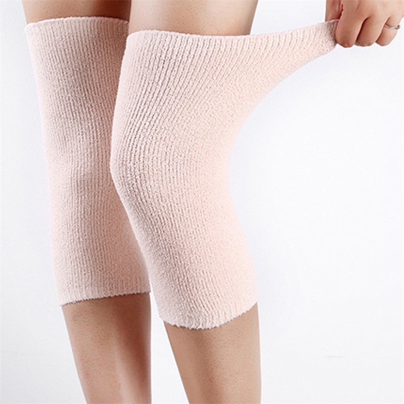 Knee Sleeve Pair - 1組 冬用あったか膝パッド 竹炭入り 保護ギア 女性 男性用