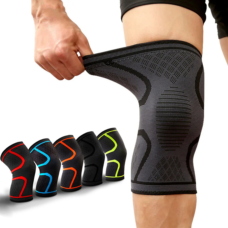 Knee Sleeve Pair - 1pc 膝パッド圧縮膝パッド膝ブレース関節炎用関節サポートスポーツ安全バレーボールジムスポーツブレースプロテクター