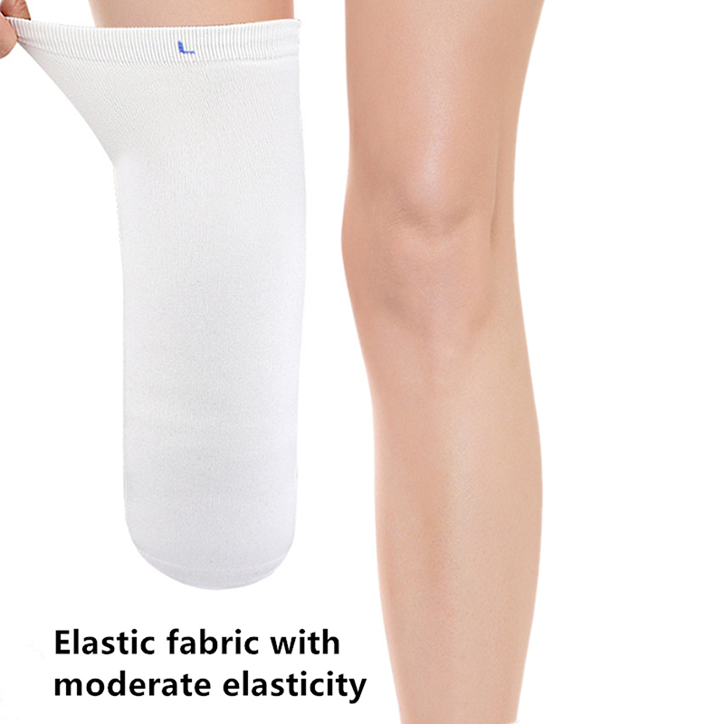Knee Sleeve Pair - 厚みのあるふくらはぎ用義肢ジェルスリーブシリコンソックス、障害者用残存脚用、膝下切断者用シース、ソフトカバーライナー、 stump用 ▪
