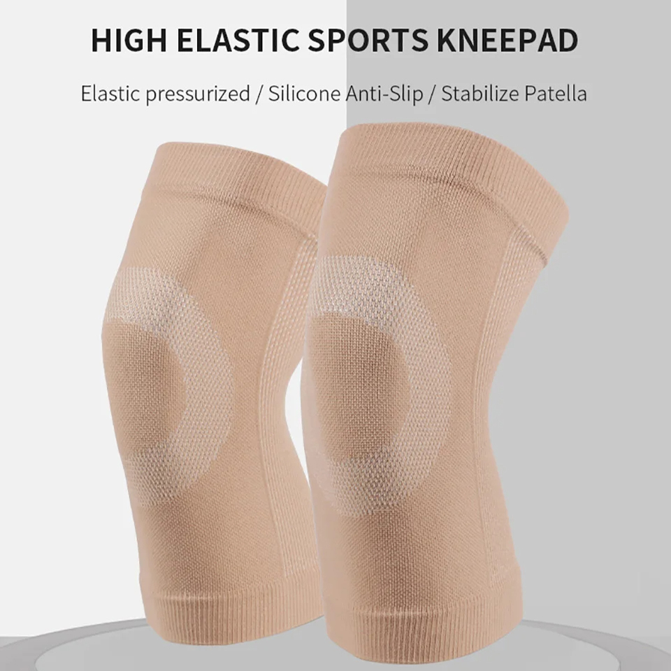 1 ペア夏超薄型膝サポートブレーススポーツ膝パッドジムランニ - Knee Sleeve Pair のレビューと価格