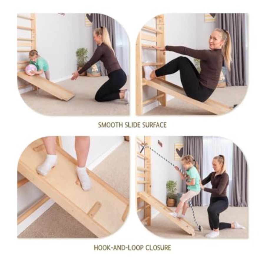 スウェーデン式ラダーウォールバー 家庭用ジム向け 無垢材 ナ - Gymnastic Ring Wood のレビューと価格