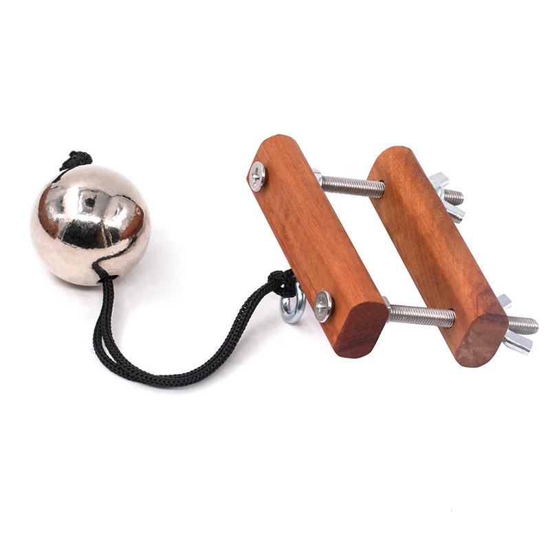 男性用ペニストレーニング木製ストレッチャー金属重力ボール陰嚢 - Gymnastic Ring Wood のレビューと価格