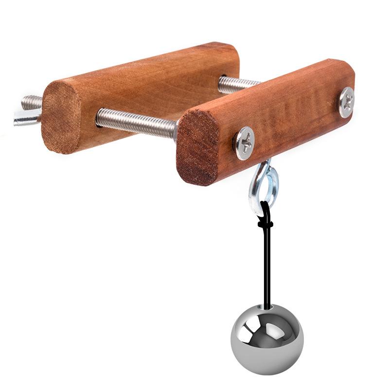 男性用ペニストレーニング木製ストレッチャー金属重力ボール陰嚢 - Gymnastic Ring Wood のレビューと価格