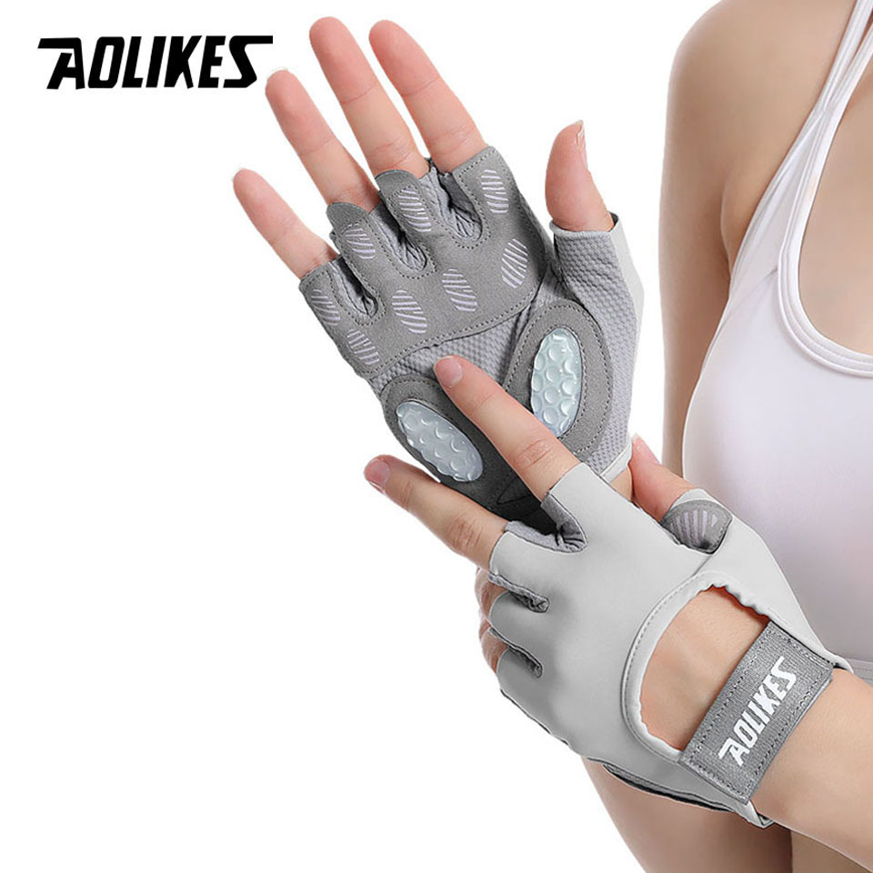 AOLIKES 1 ペアジム手袋ボディビルディングスポーツフ - Crossfit Equipment のレビューと価格