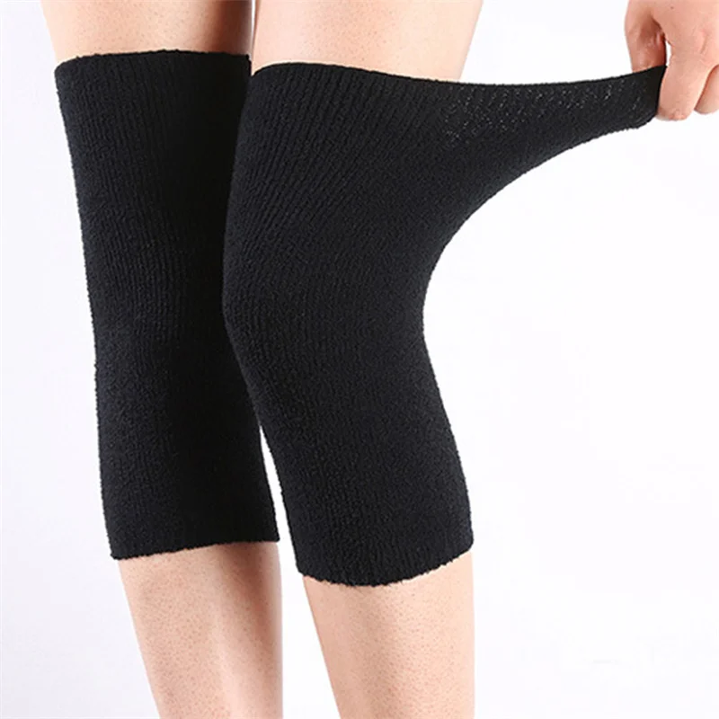 1組 冬用あったか膝パッド 竹炭入り 保護ギア 女性 男性用 - Knee Sleeve Pair のレビューと価格