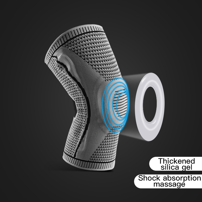 膝蓋骨ゲルパッドスタビライザー付き滑り止め膝サポートブレース - Knee Sleeve Pair のレビューと価格