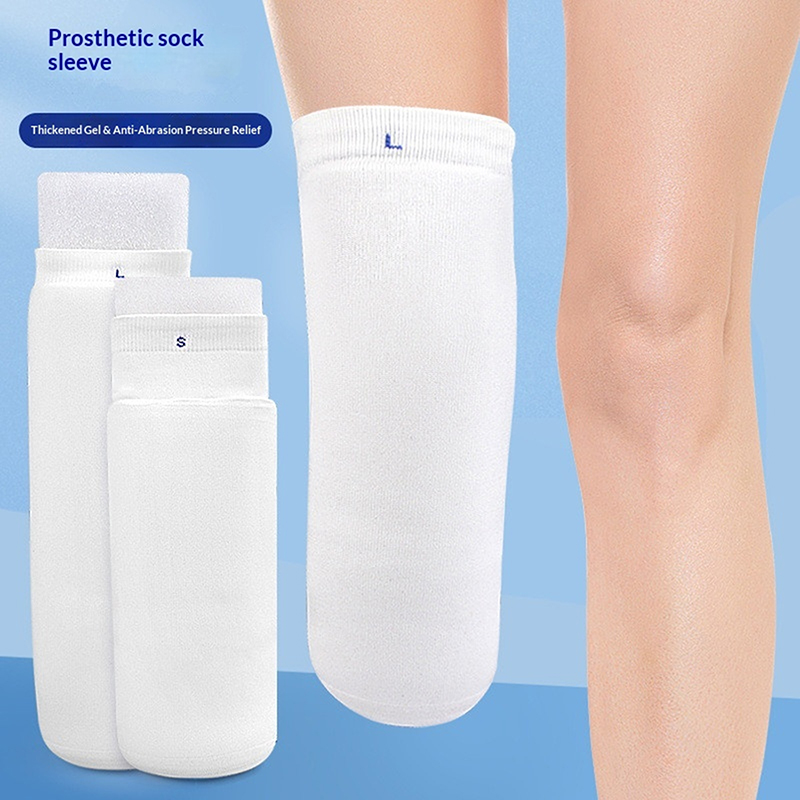 厚みのあるふくらはぎ用義肢ジェルスリーブシリコンソックス、障 - Knee Sleeve Pair のレビューと価格