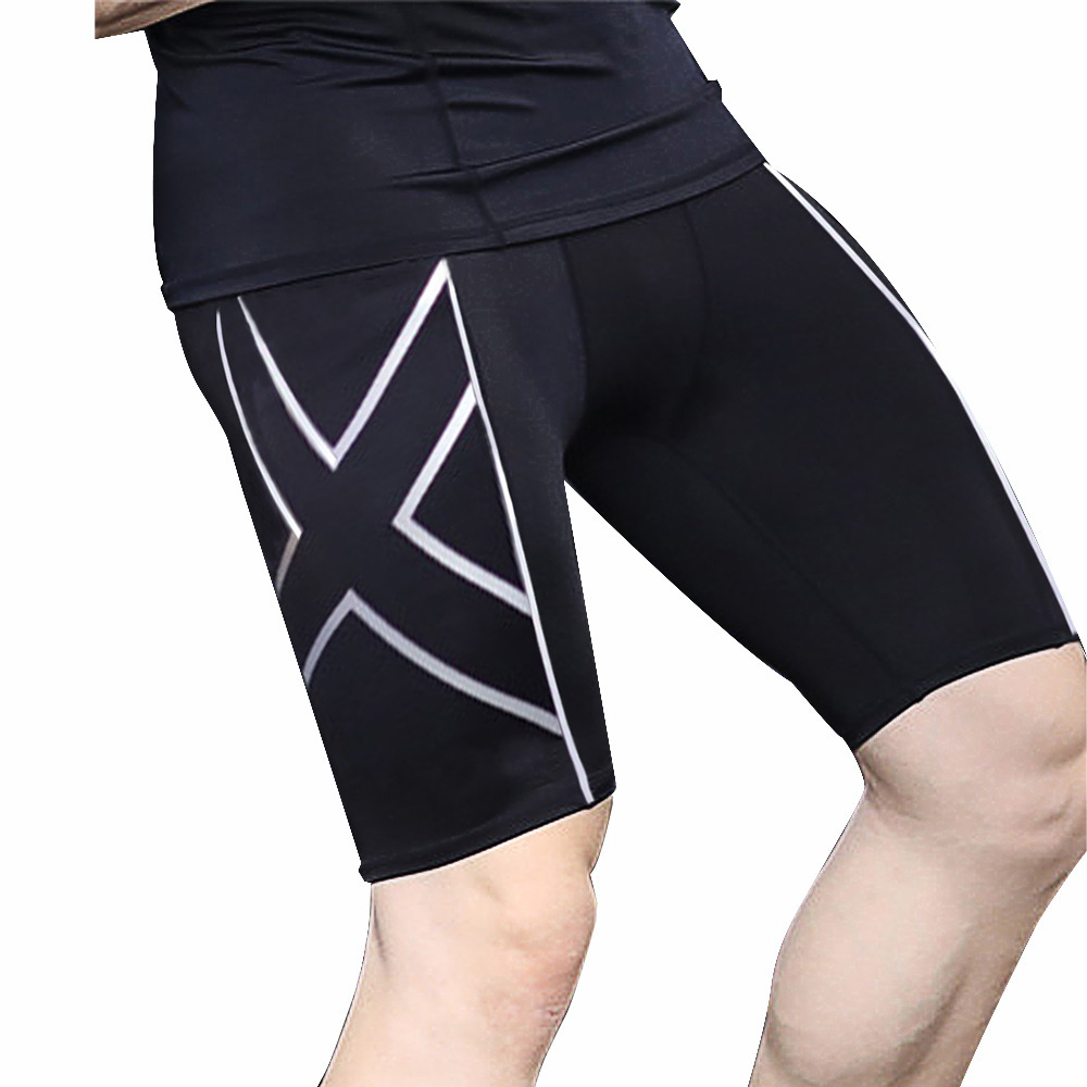 新しいクロスフィット圧縮ジムショーツ男性速乾性ワークアウトフ - Crossfit Equipment のレビューと価格
