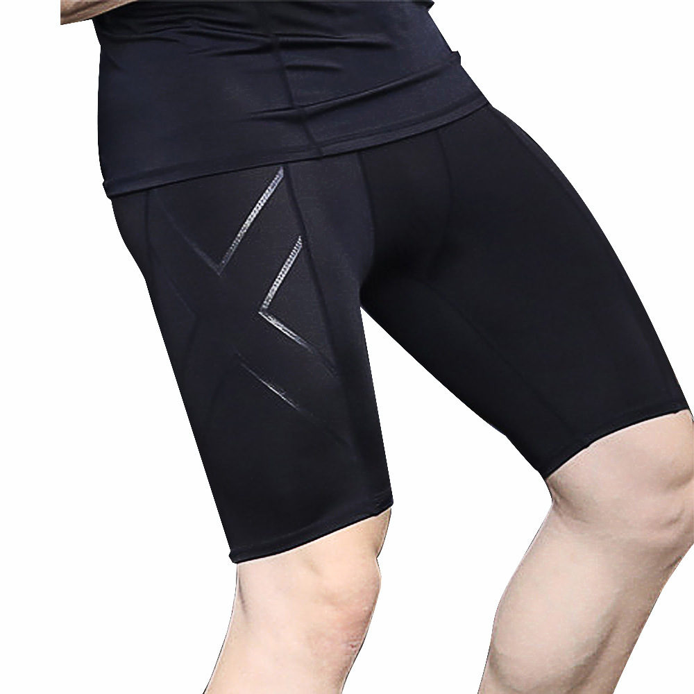 新しいクロスフィット圧縮ジムショーツ男性速乾性ワークアウトフ - Crossfit Equipment のレビューと価格