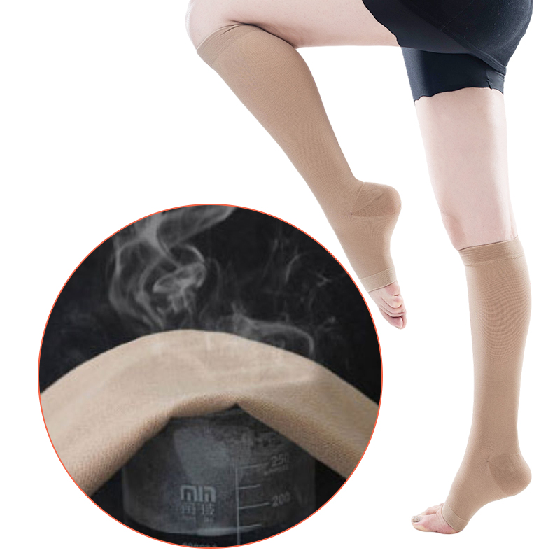 医療用コンプレッションレッグソックス,通気性のある静脈瘤,1 - Knee Sleeve Pair のレビューと価格